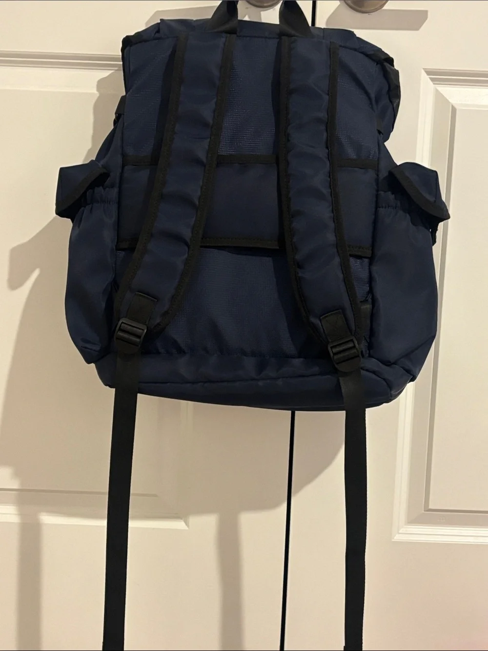 Roberto Cavalli Navy and Black Men's Backpack